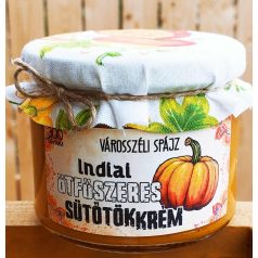 Indiai ötfűszeres sütőtökkrém