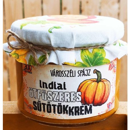 Indiai ötfűszeres sütőtökkrém