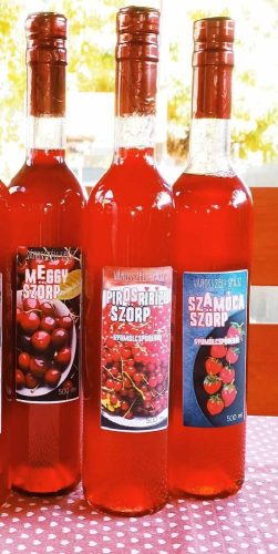 Virágos kertem Gourmet gyümölcspüré szörp 