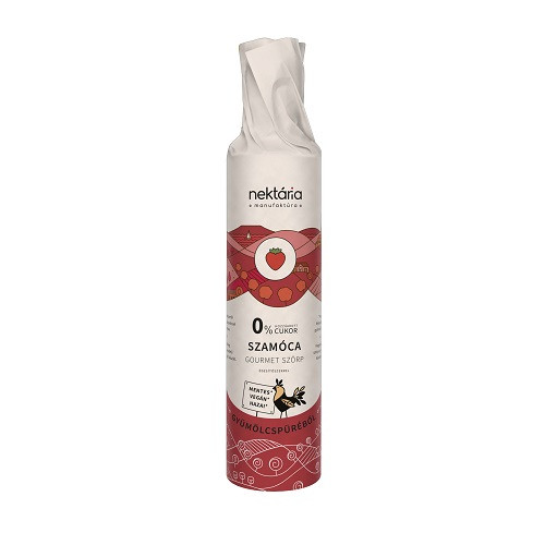 Szamóca Gourmet szörp 0% hozzáadott cukor 