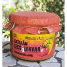 Katalán lecsólekvár fehérbabkrémmel