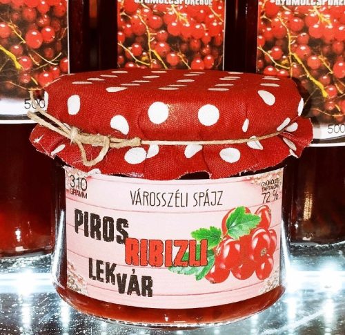 PIROS RIBIZLI LEKVÁR