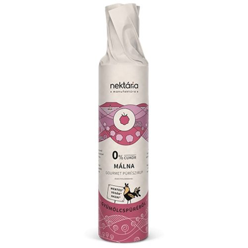 Málna Gourmet szörp 0% hozzáadott cukor 